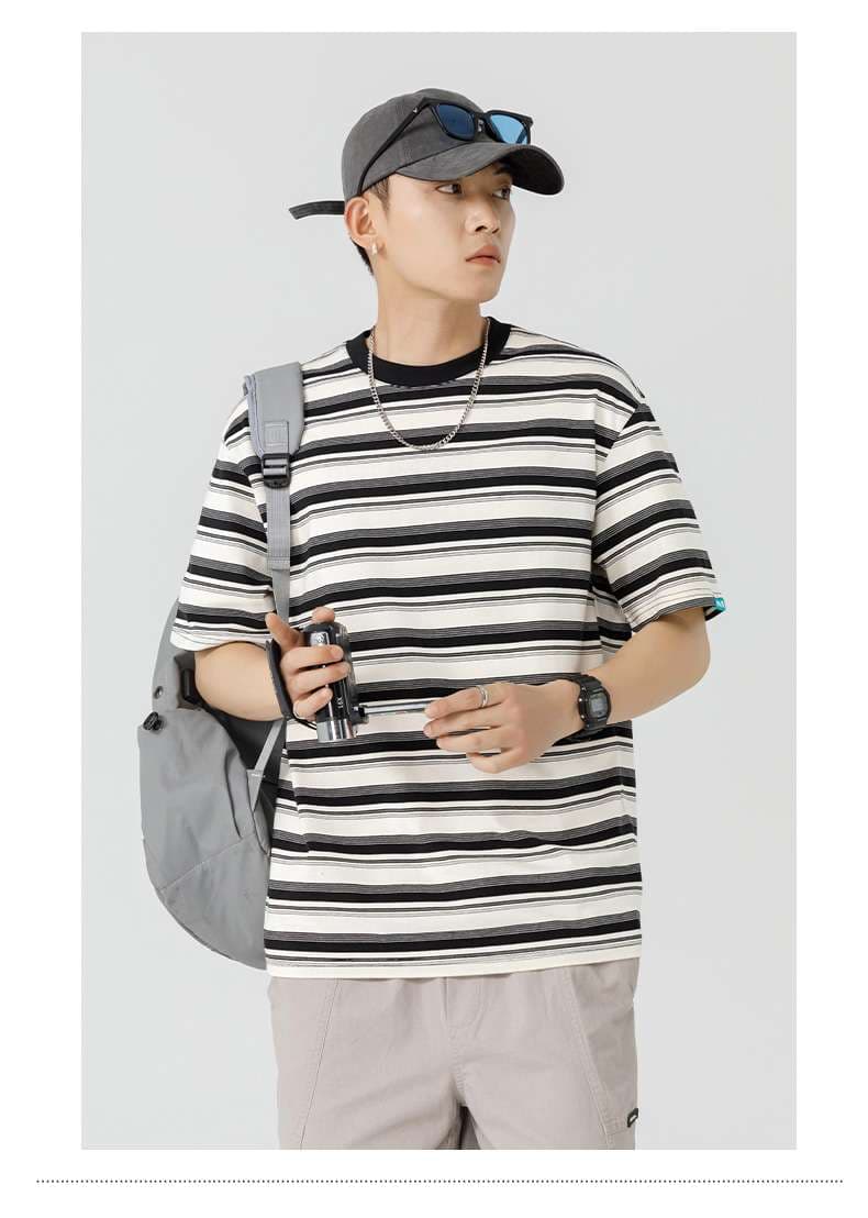 爽やかボーダーTシャツ ボーダー服