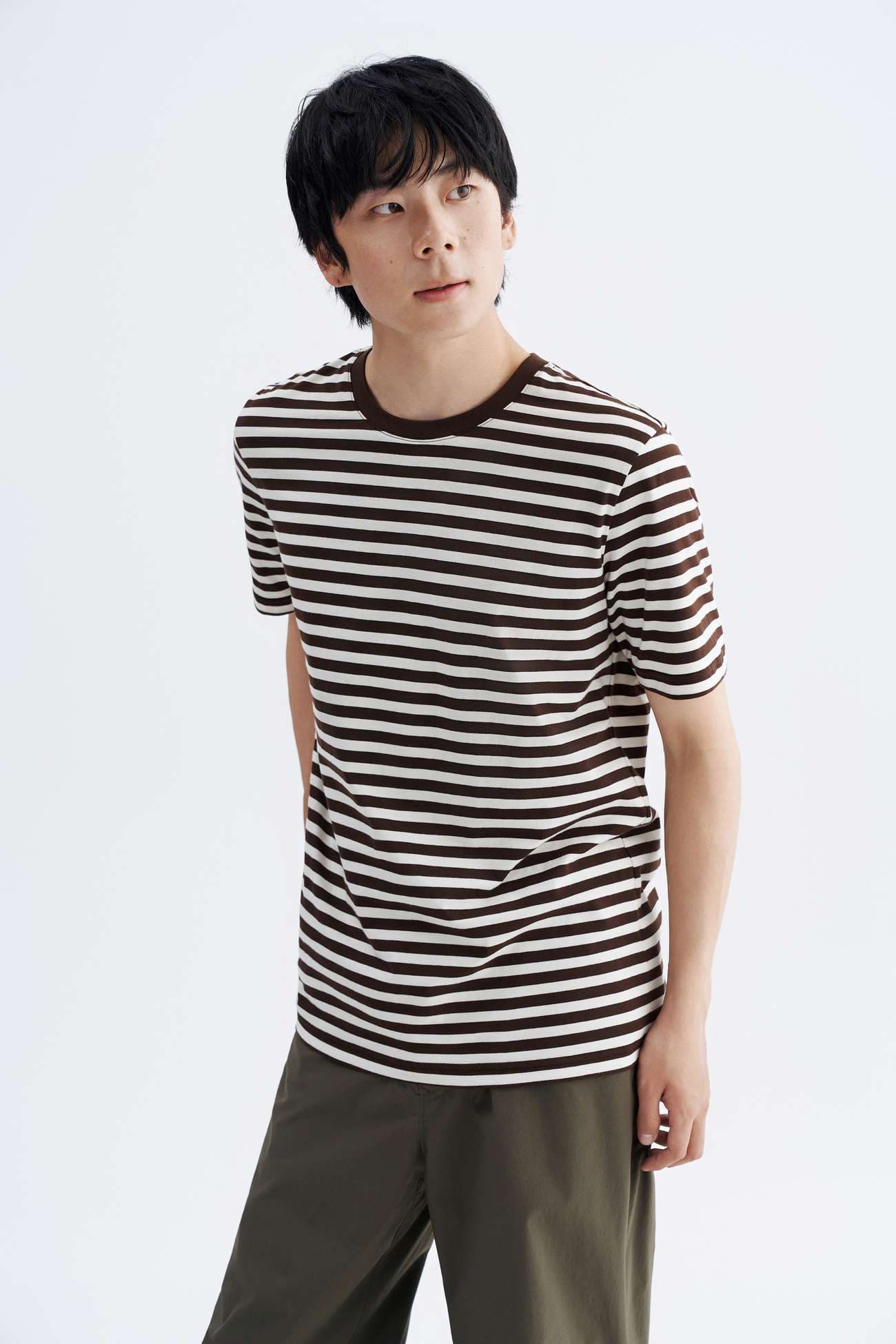さわやかボーダー半袖Tシャツ ボーダー服