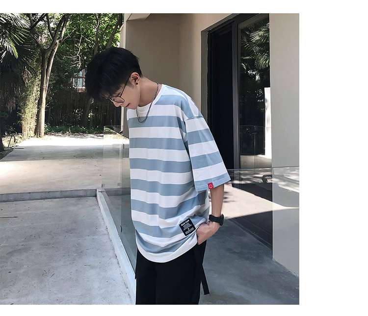 オーバーサイズボーダーTシャツ ボーダー服