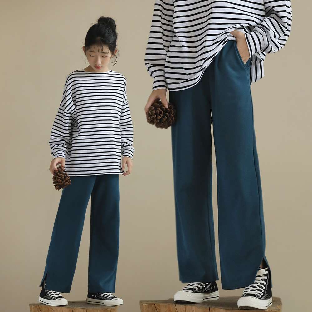 ゆったりボーダーカットソー ボーダー服