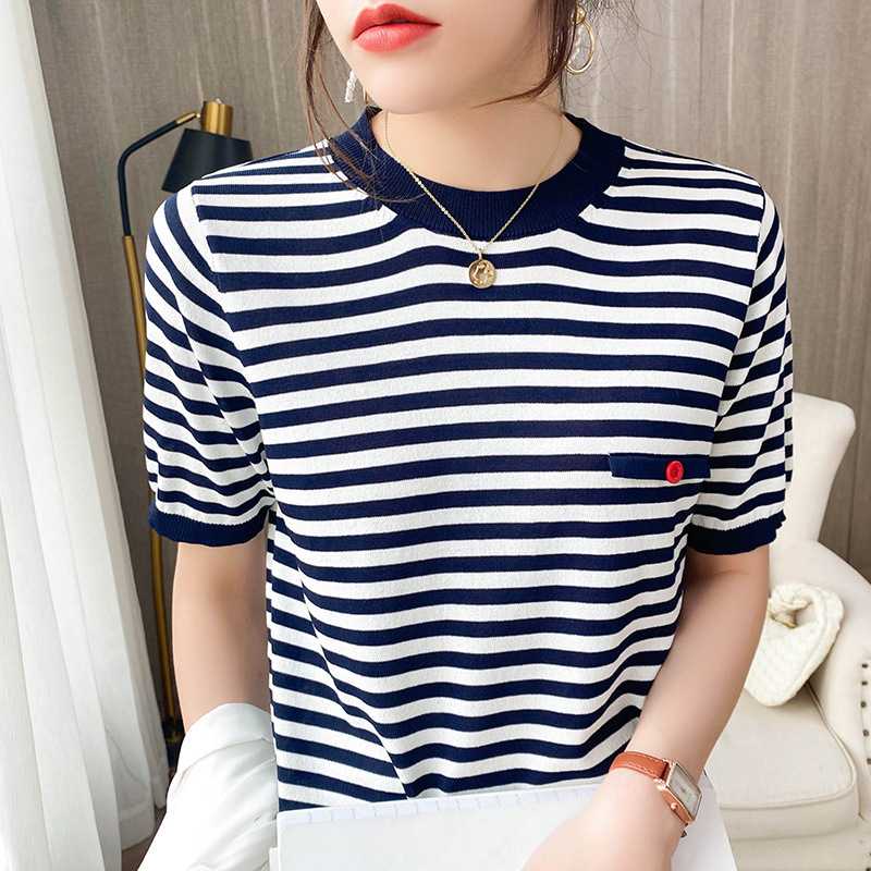 ボーダー クラシックボーダークルーネックTシャツ