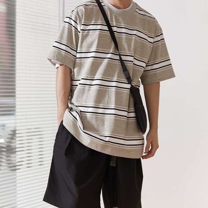 オーバーサイズボーダーTシャツ ボーダー服