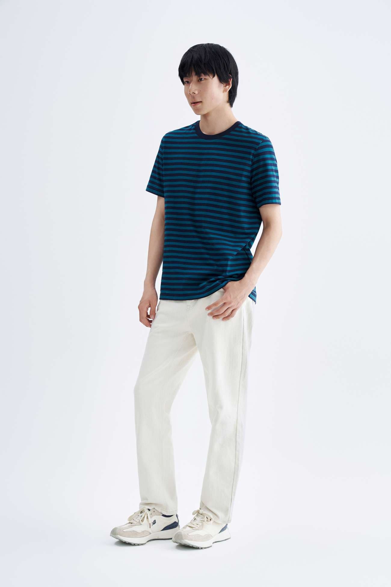 さわやかボーダー半袖Tシャツ ボーダー服