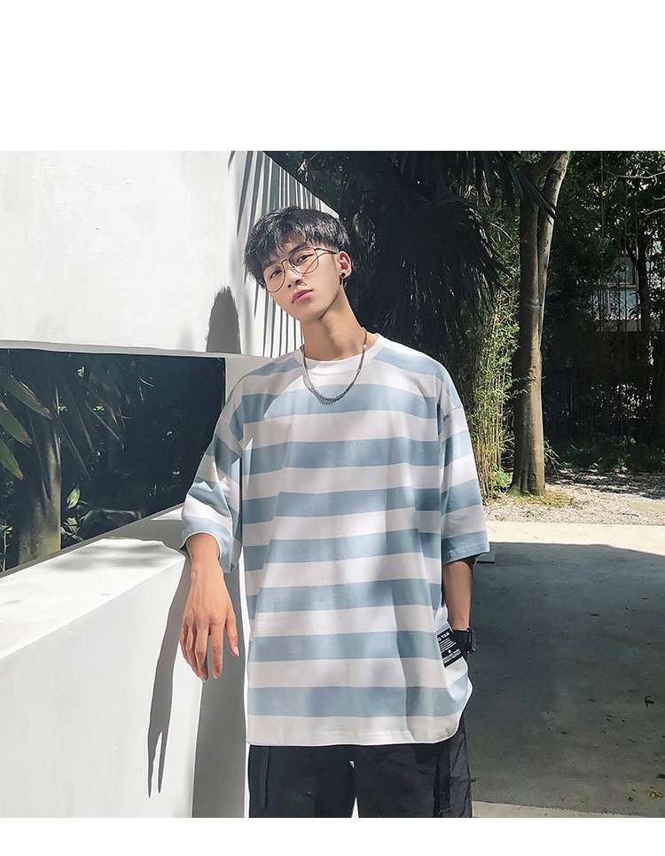 オーバーサイズボーダーTシャツ ボーダー服