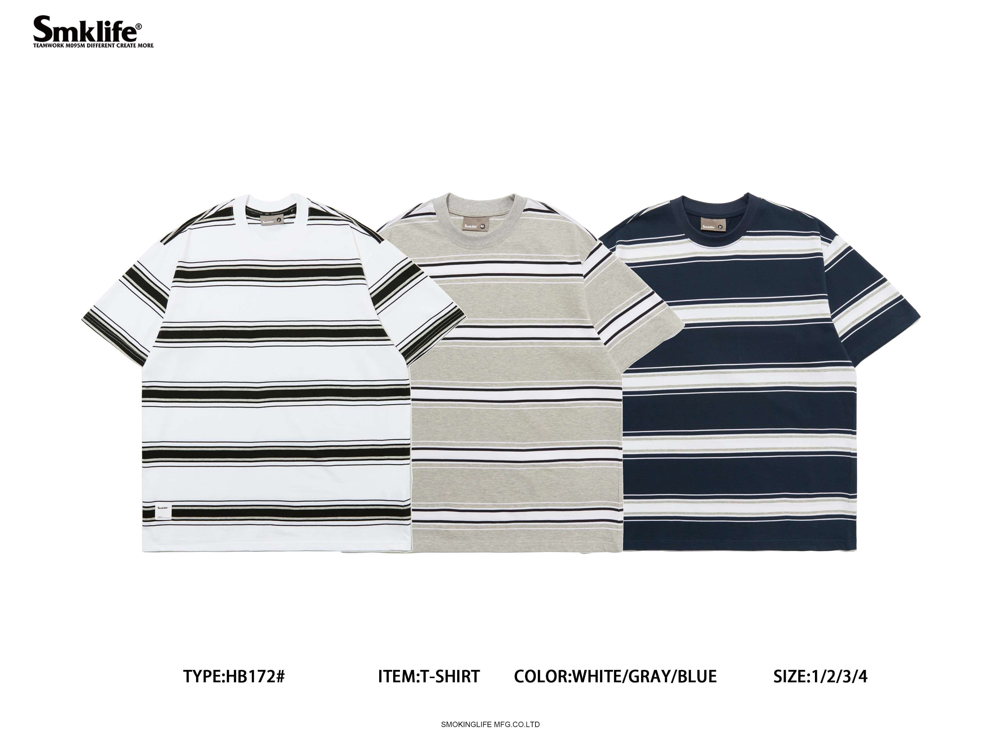オーバーサイズボーダーTシャツ ボーダー服