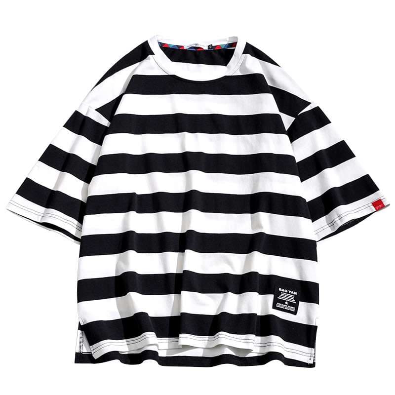 オーバーサイズボーダーTシャツ ボーダー服