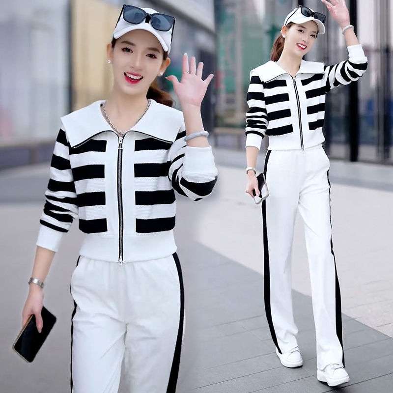 ストライプジャケットアスリートセット ボーダー服