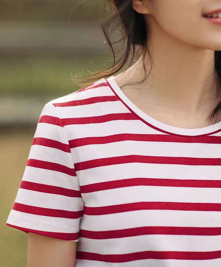さわやかマリン風ボーダーTシャツ ボーダー服