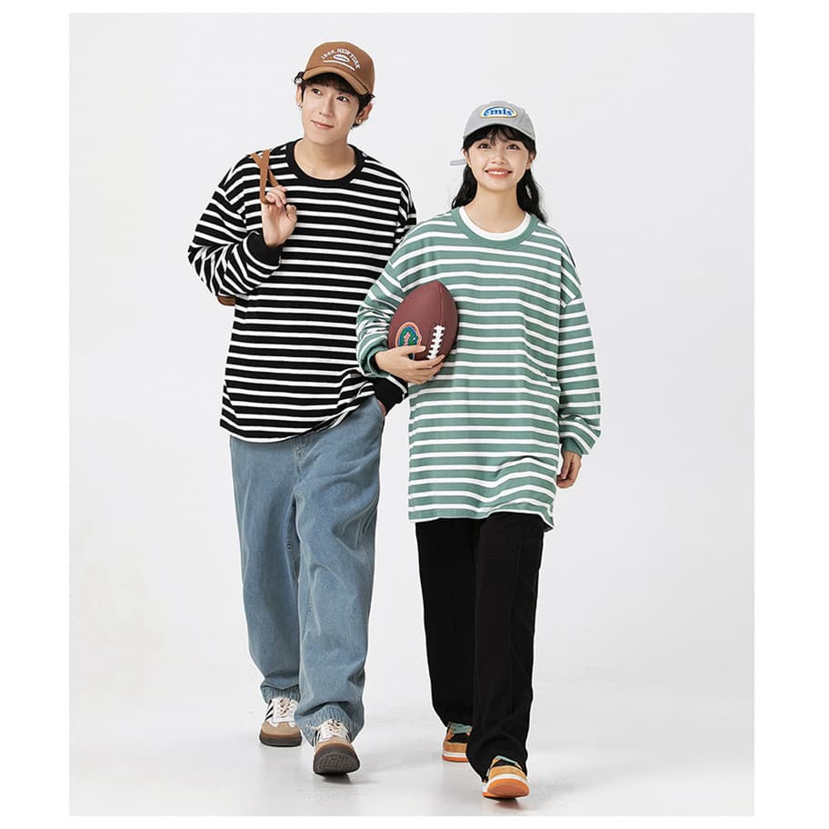 リラックスボーダーロンT ボーダー服