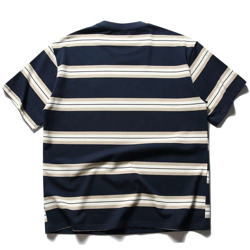 クラシック横縞柄リラックスフィットTシャツ ボーダー服