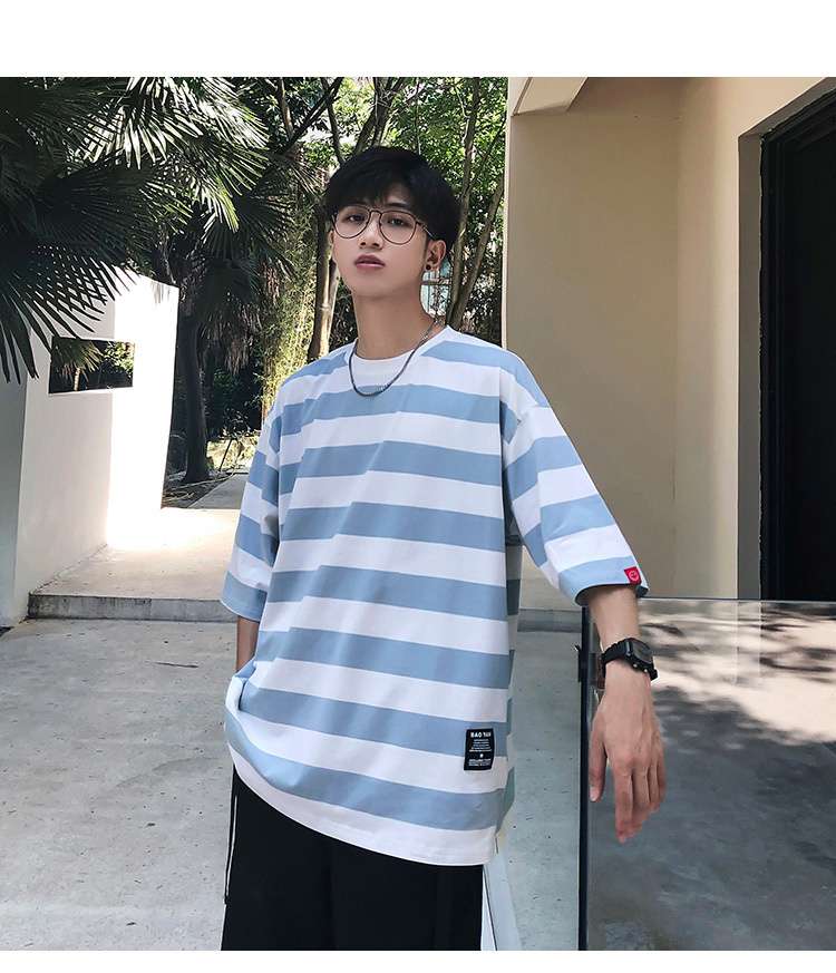 オーバーサイズボーダーTシャツ ボーダー服