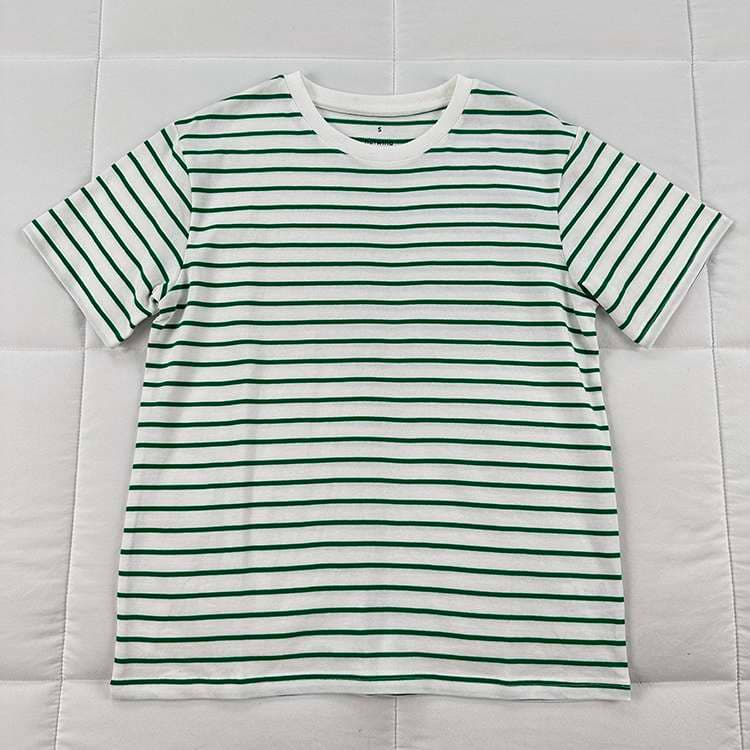 シンプルボーダー半袖Tシャツ ボーダー服