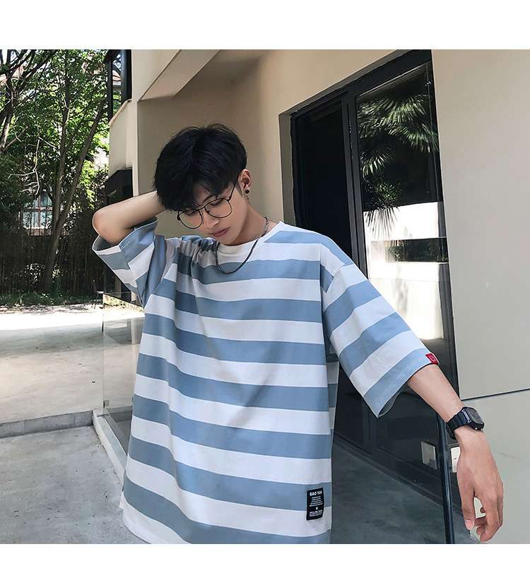 オーバーサイズボーダーTシャツ ボーダー服