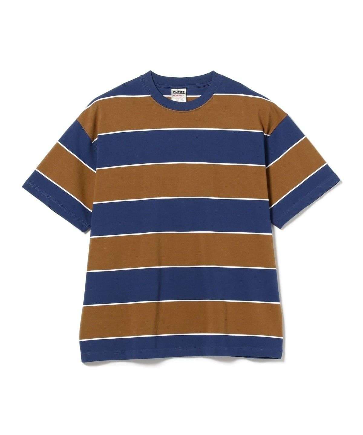 ゆったりワイドボーダーTシャツ ボーダー服
