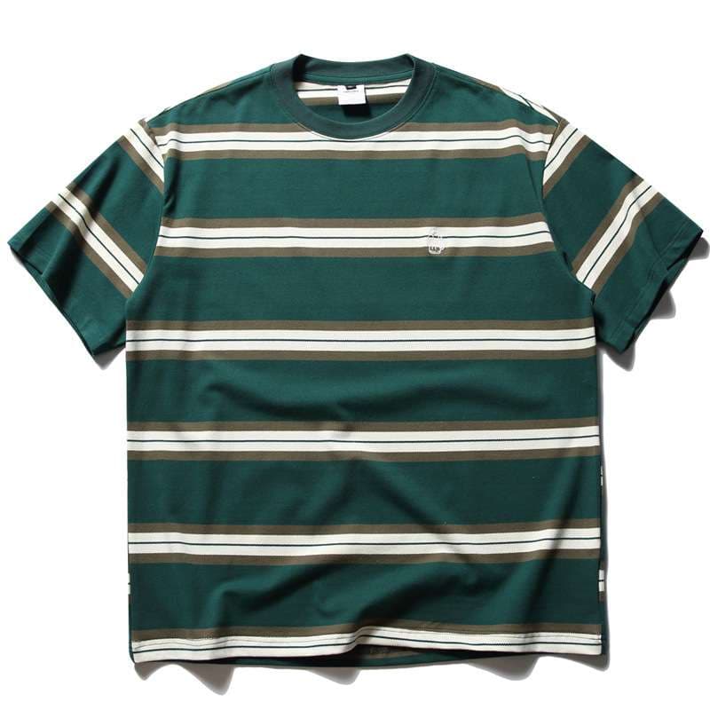 クラシック横縞柄リラックスフィットTシャツ ボーダー服