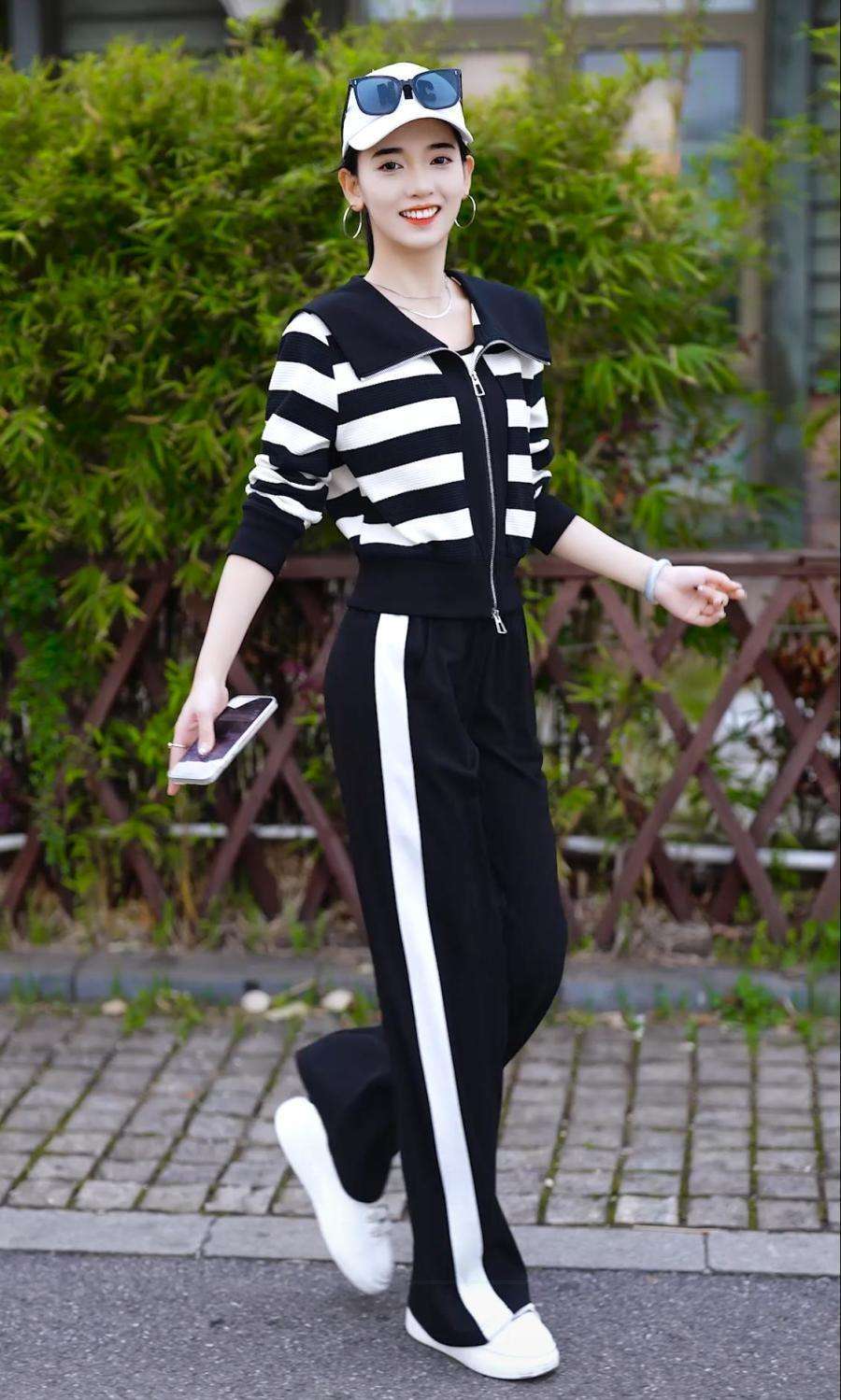 ストライプジャケットアスリートセット ボーダー服