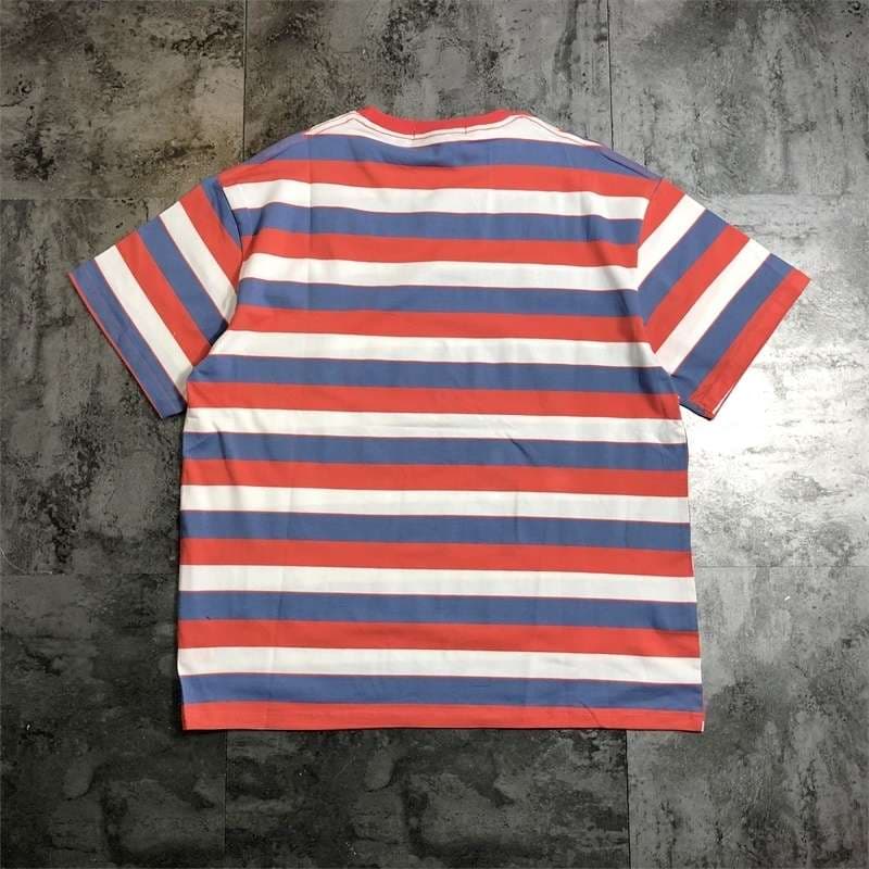 マルチボーダー柄半袖Tシャツコレクション ボーダー服