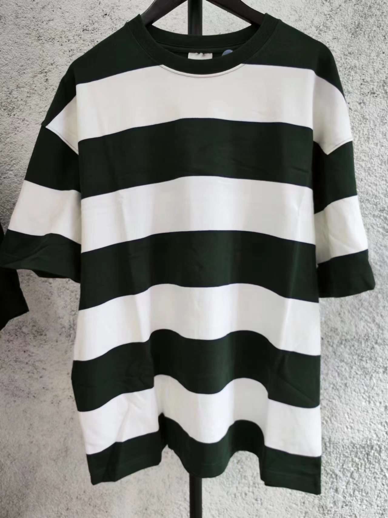 ゆったりワイドボーダーTシャツ ボーダー服