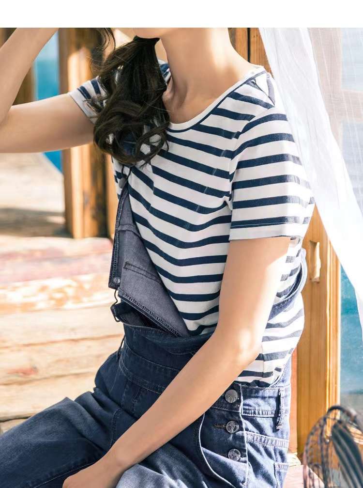さわやかマリン風ボーダーTシャツ ボーダー服