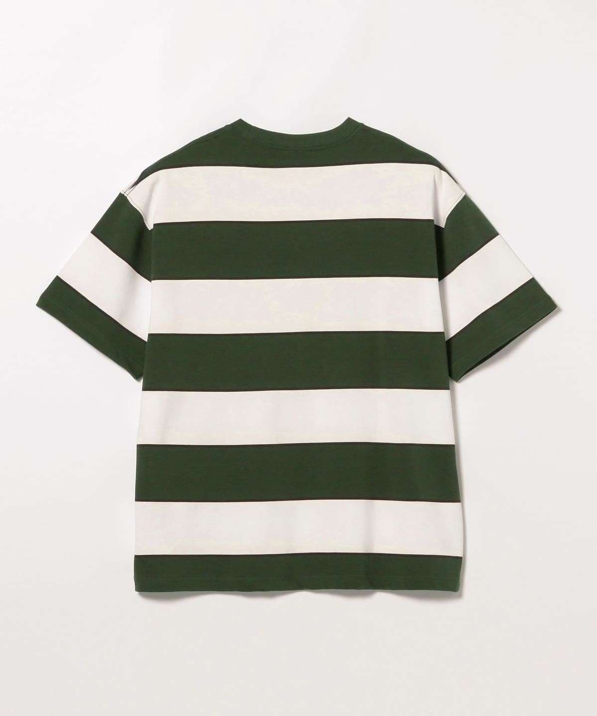 ゆったりワイドボーダーTシャツ ボーダー服