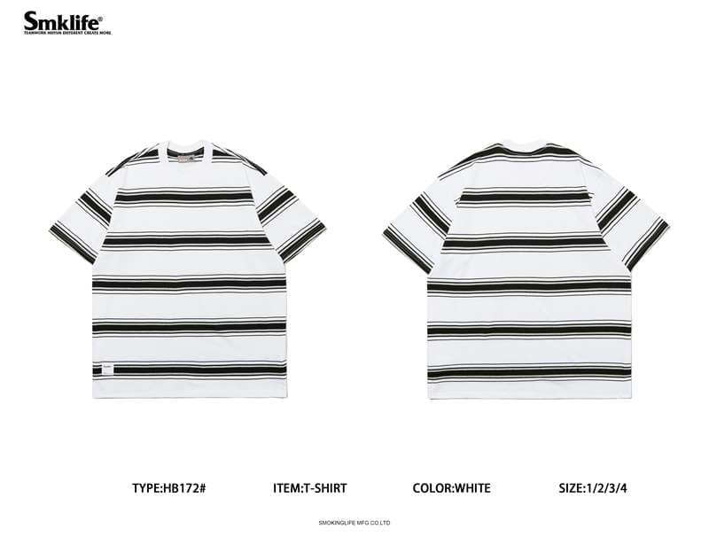 オーバーサイズボーダーTシャツ ボーダー服