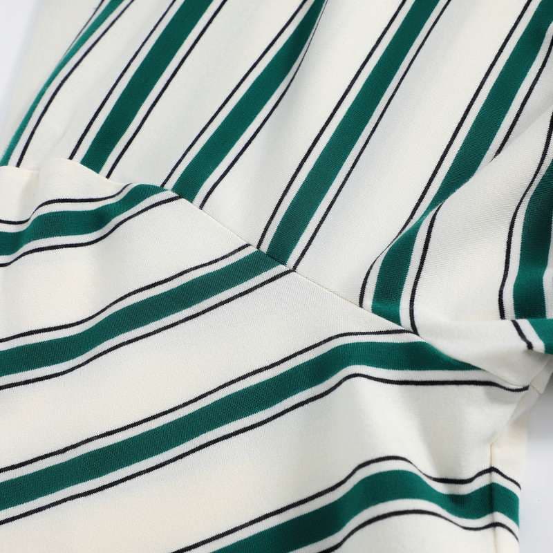 さわやか夏映えボーダーTシャツ ボーダー服