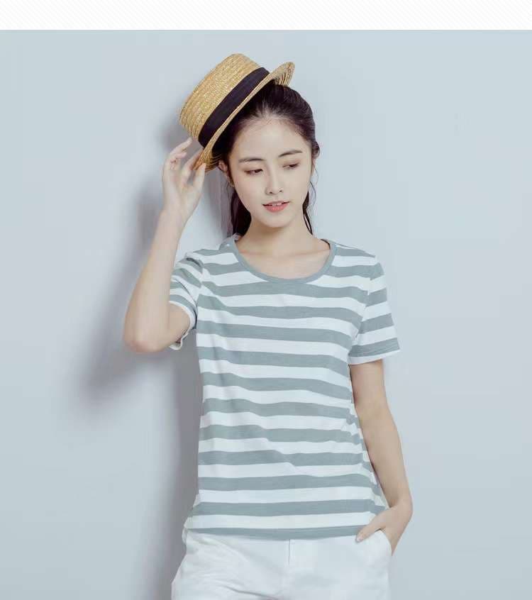 さわやかマリン風ボーダーTシャツ ボーダー服