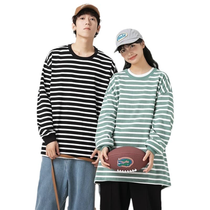 リラックスボーダーロンT ボーダー服
