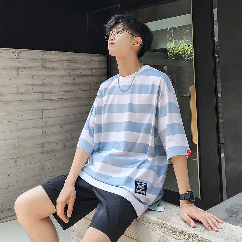 オーバーサイズボーダーTシャツ ボーダー服