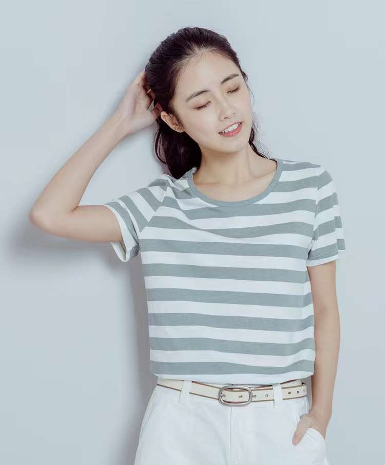 さわやかマリン風ボーダーTシャツ ボーダー服