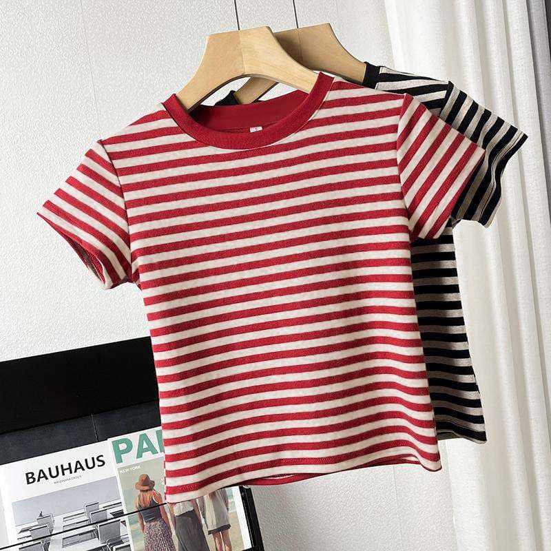 クラシックボーダー半袖Tシャツ ボーダー服