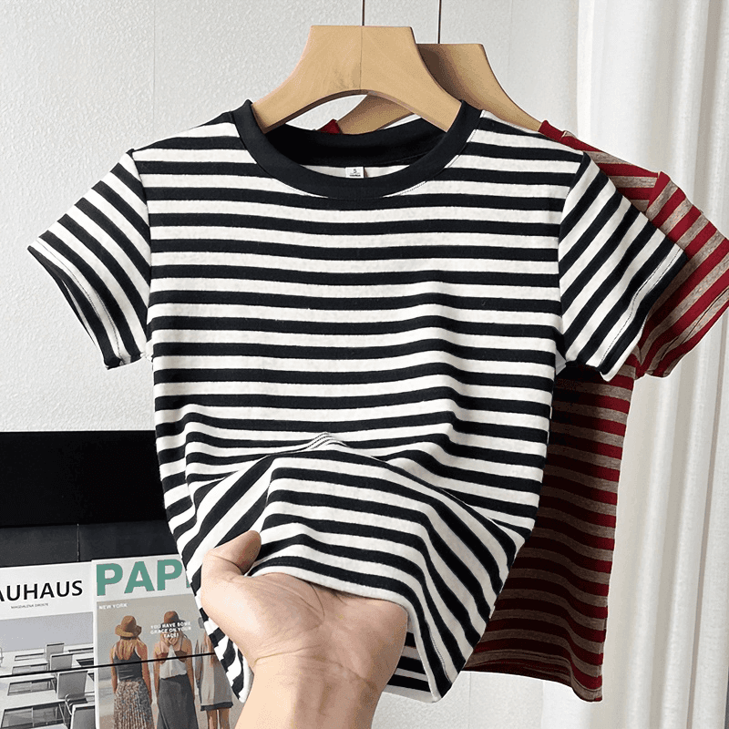 クラシックボーダー半袖Tシャツ ボーダー服