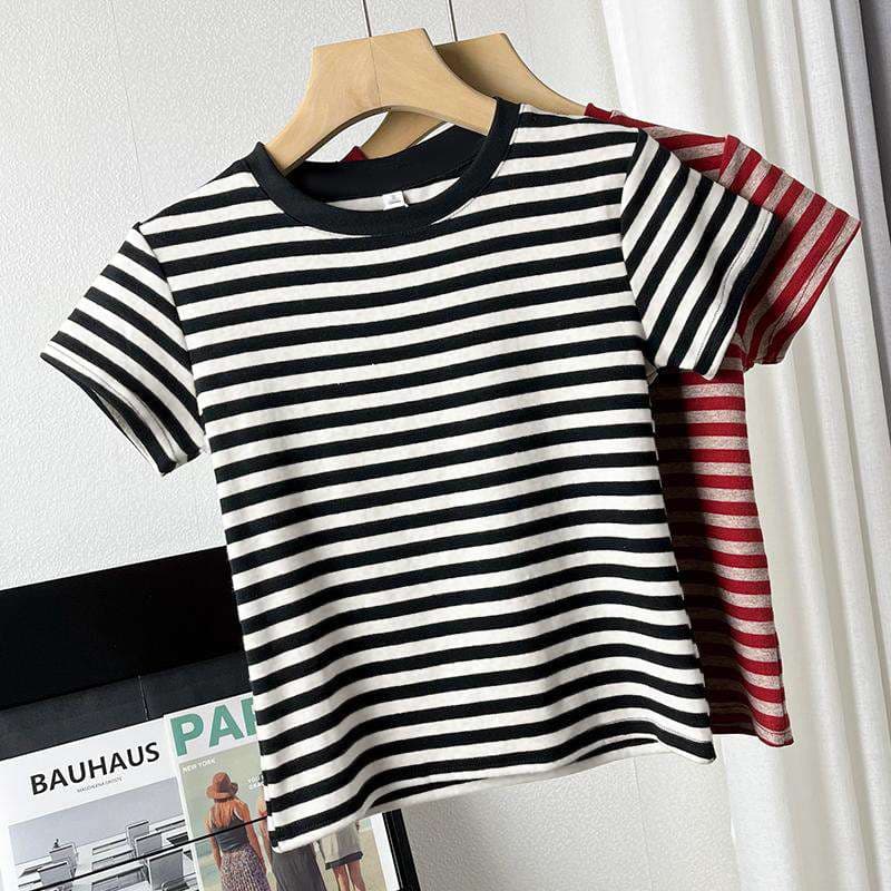クラシックボーダー半袖Tシャツ ボーダー服