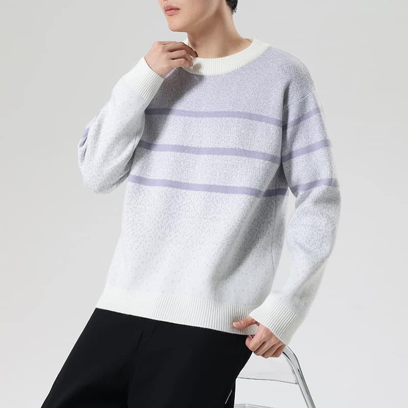 グラデーションボーダーニット ボーダー服