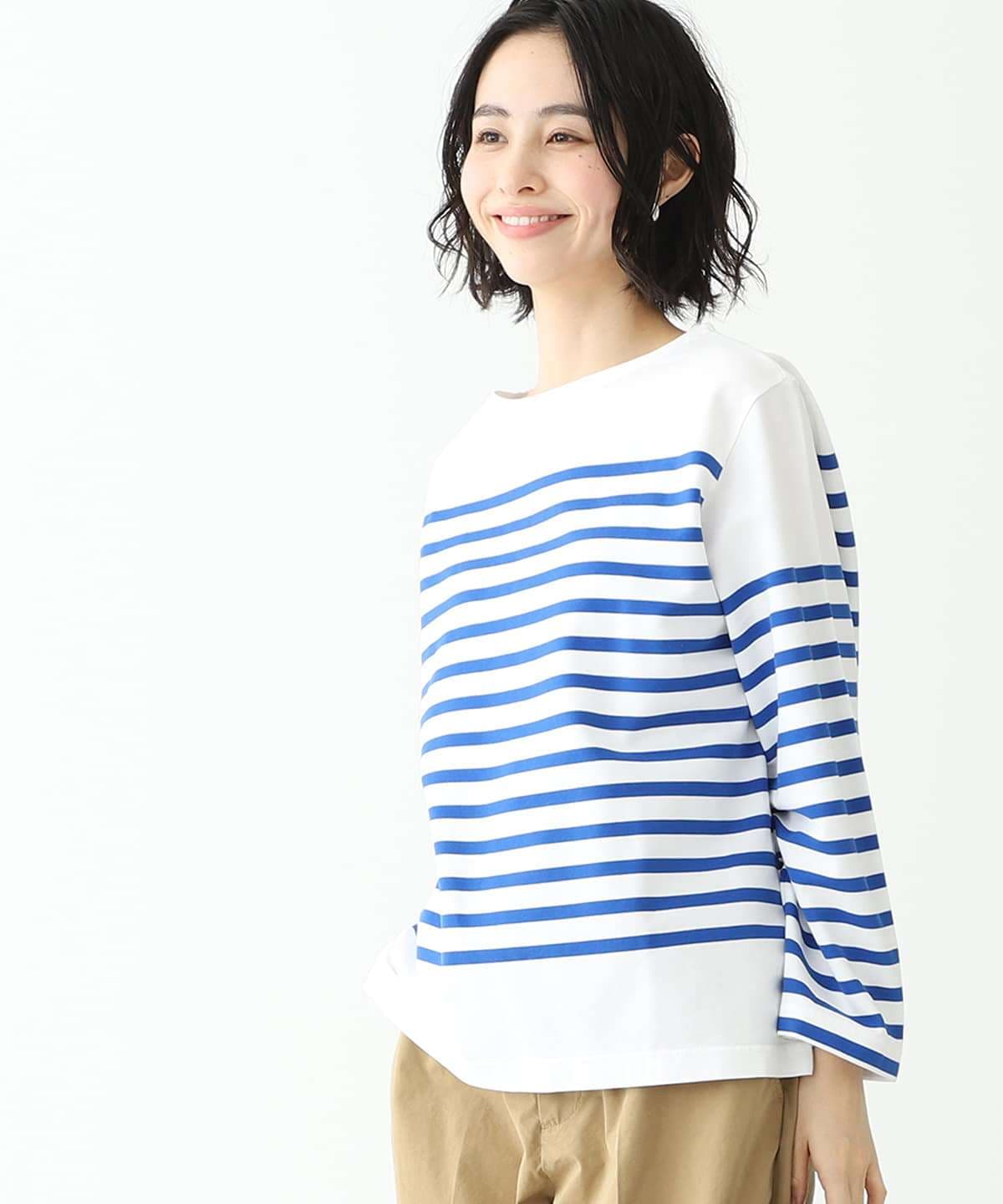 爽やかマリンボーダーニット ボーダー服