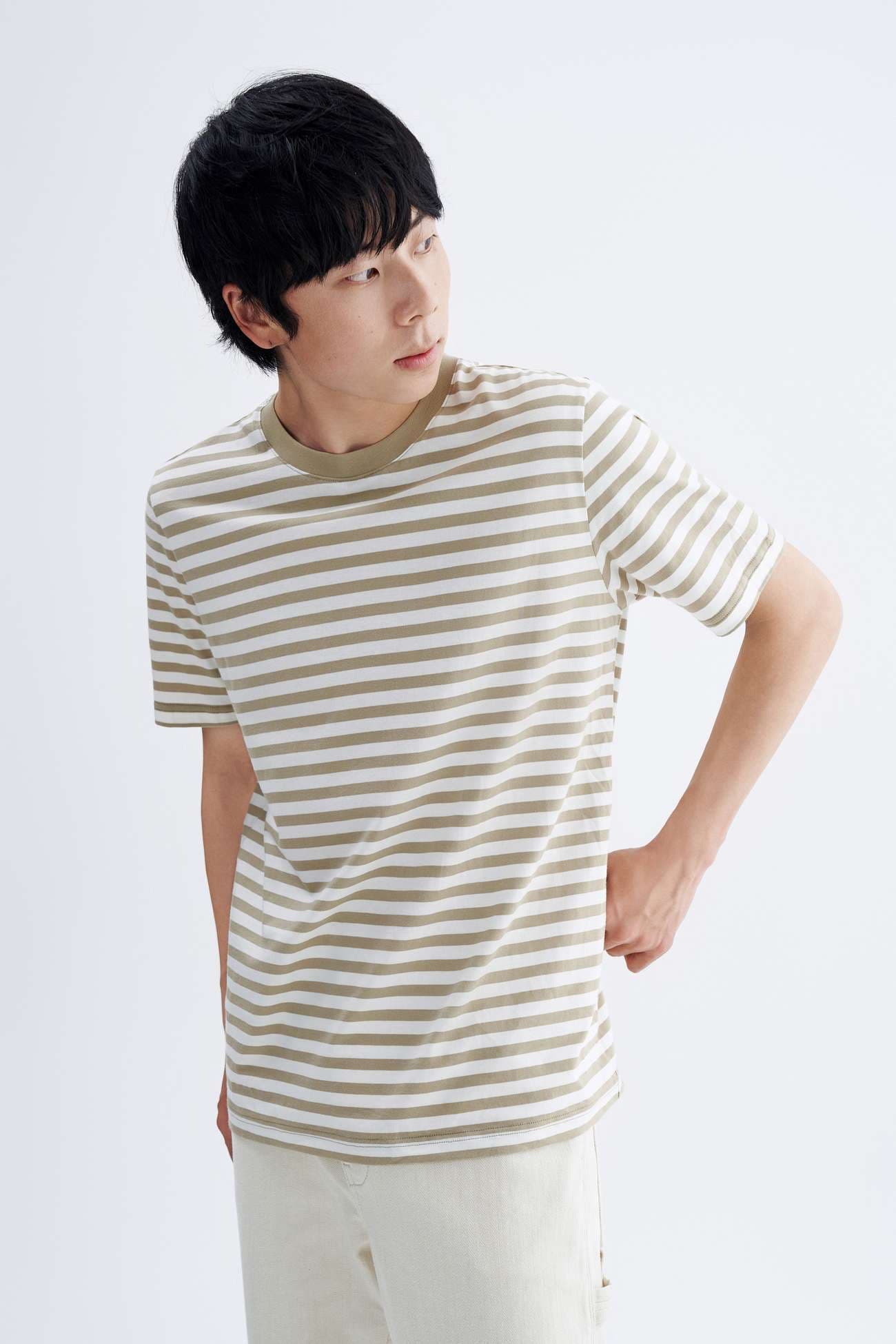 さわやかボーダー半袖Tシャツ ボーダー服