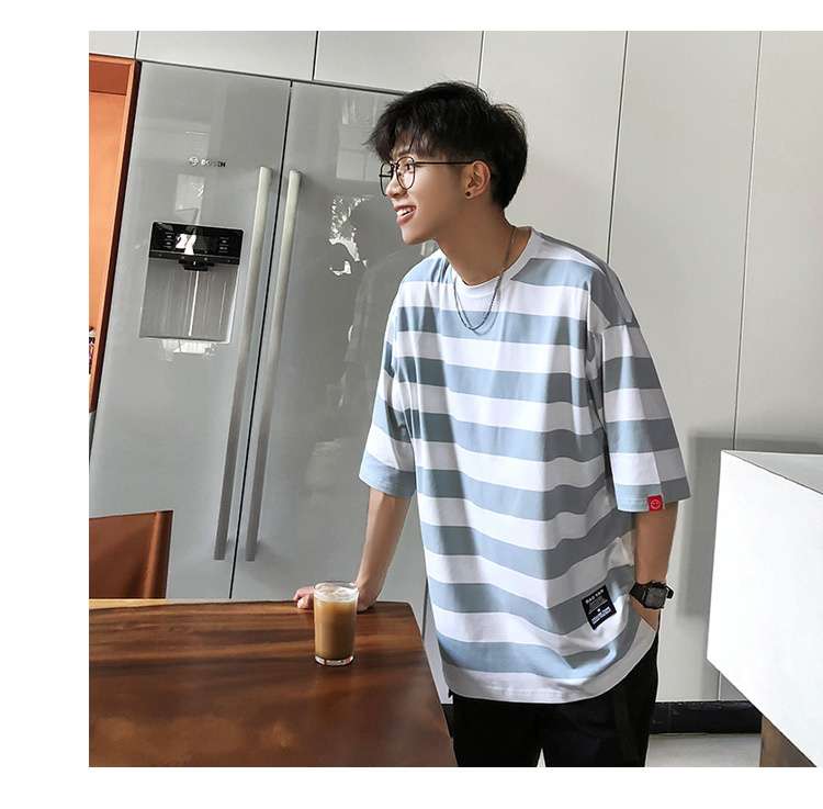 オーバーサイズボーダーTシャツ ボーダー服