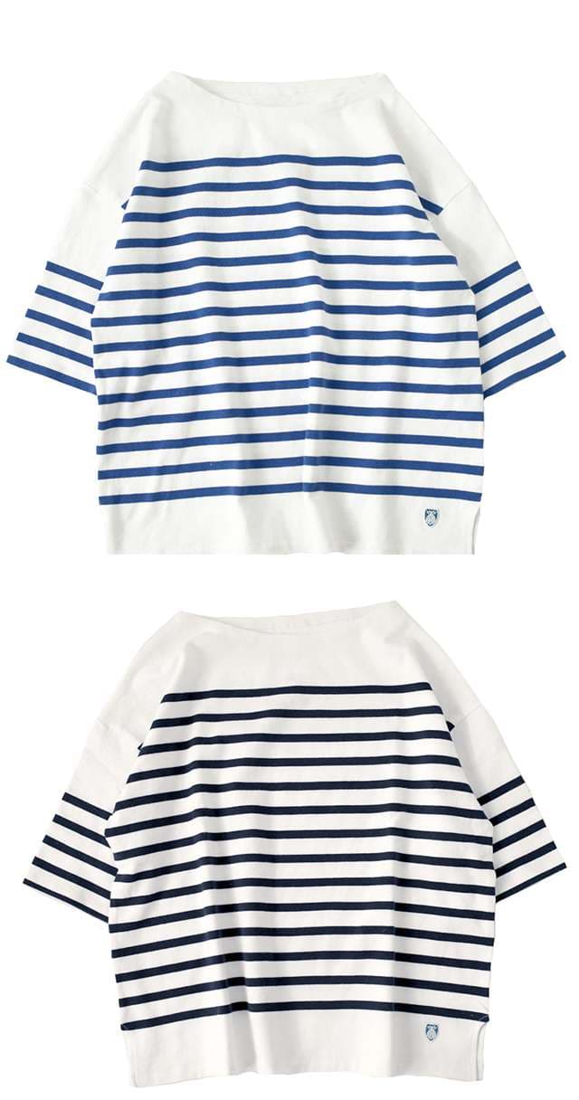 爽やかマリンボーダーTシャツ ボーダー服