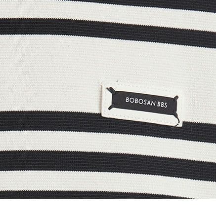 ボーダー クラシック横縞ゆったりデザインTシャツ