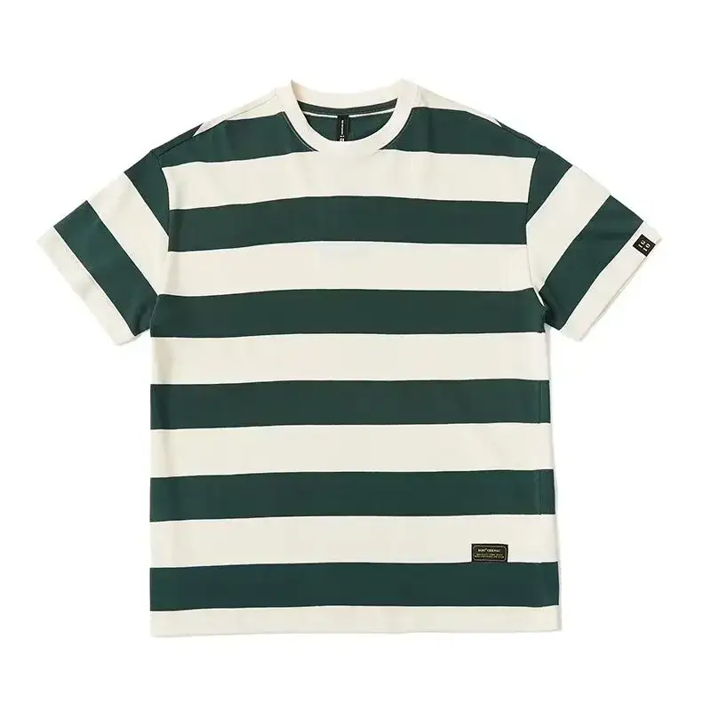 ゆったりシルエットボーダーTシャツ ボーダー服
