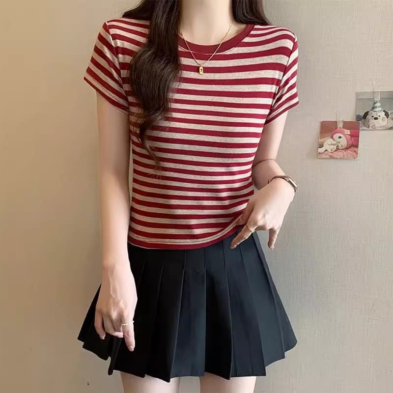 ボーダー シンプル美ライン ボーダーTシャツ