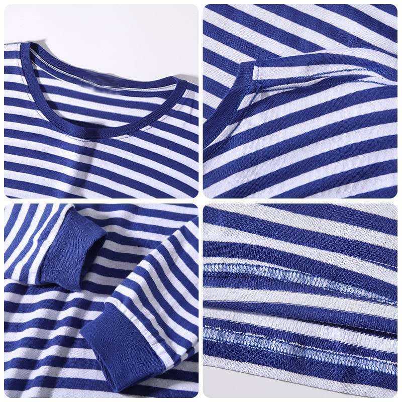 マリンテイスト ボーダー半袖Tシャツ ボーダー服
