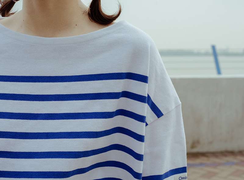 爽やかマリンボーダーTシャツ ボーダー服