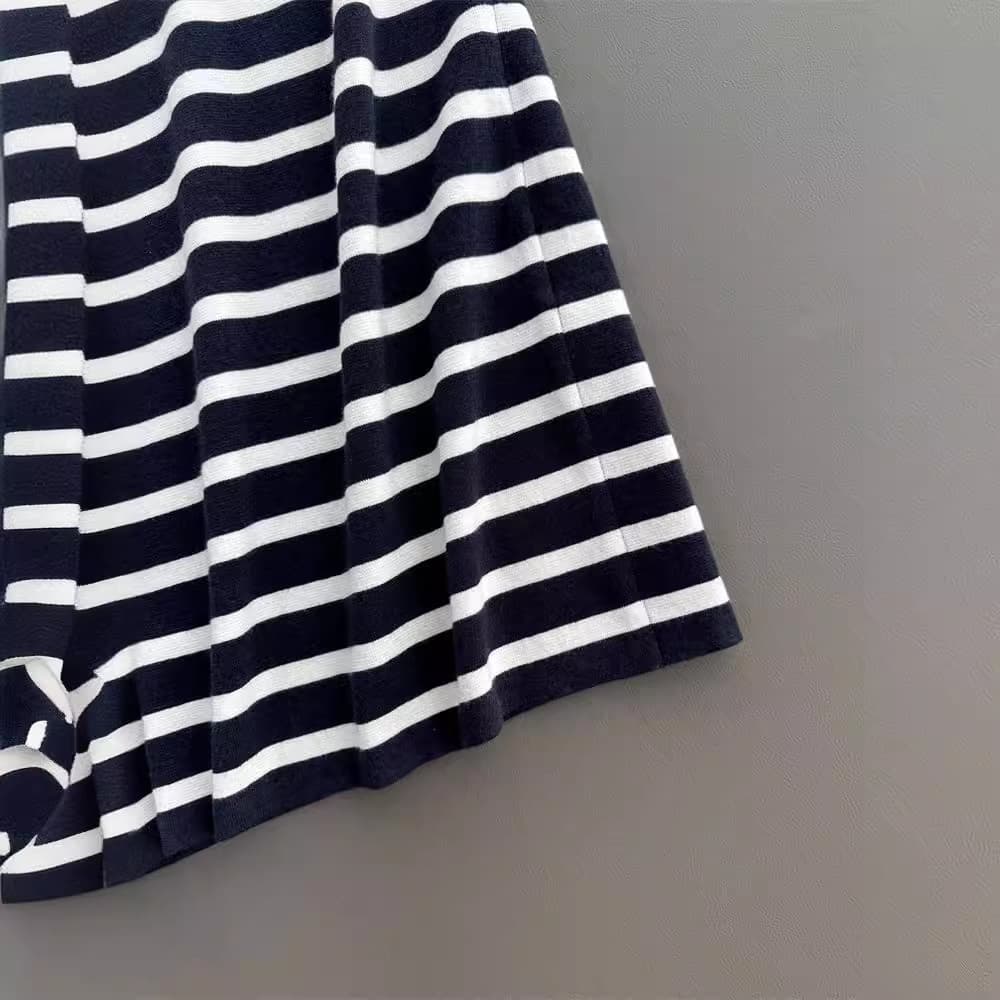 シンプルボーダーワンピース ボーダー服