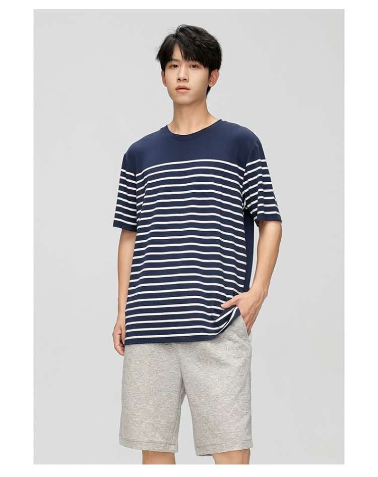 シンプルマリンボーダーTシャツ ボーダー服
