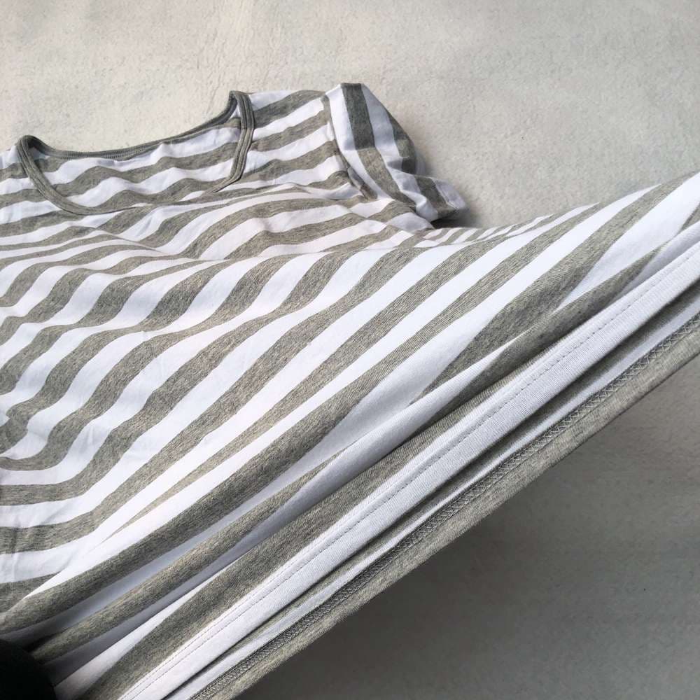 やわらかボーダー半袖Tシャツ3枚セット ボーダー服