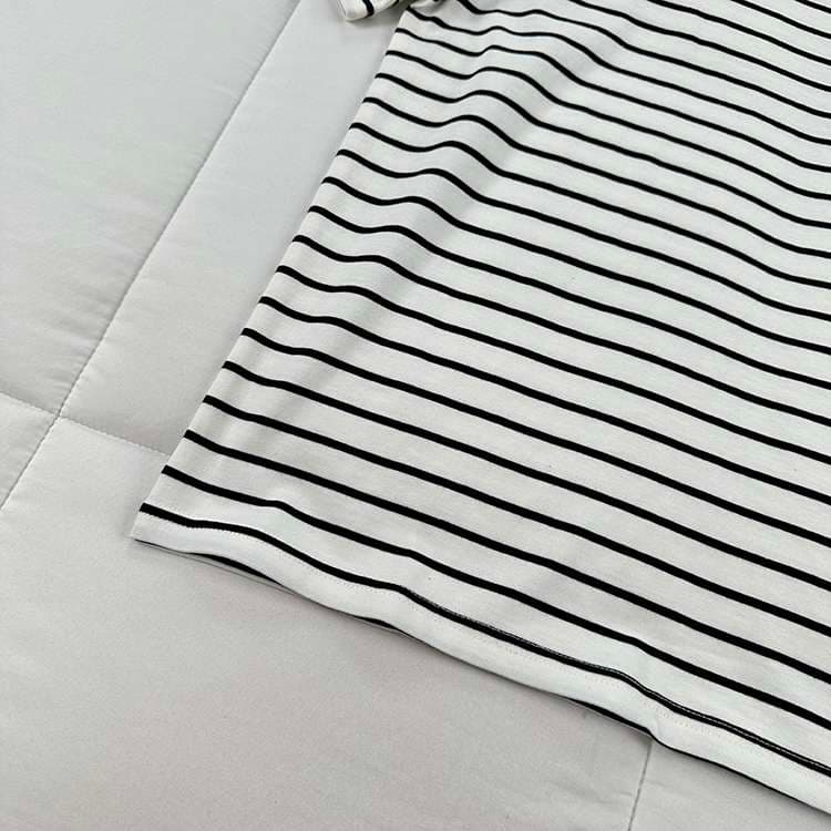 シンプルボーダー半袖Tシャツ ボーダー服