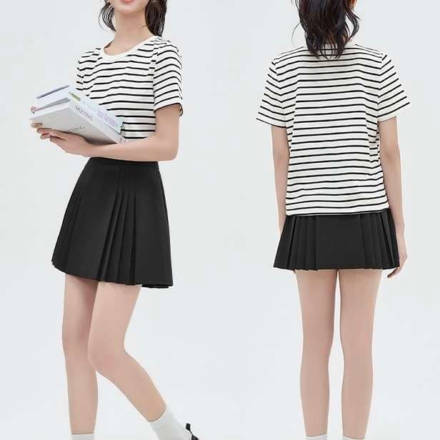 シンプル定番ボーダーTシャツ ボーダー服