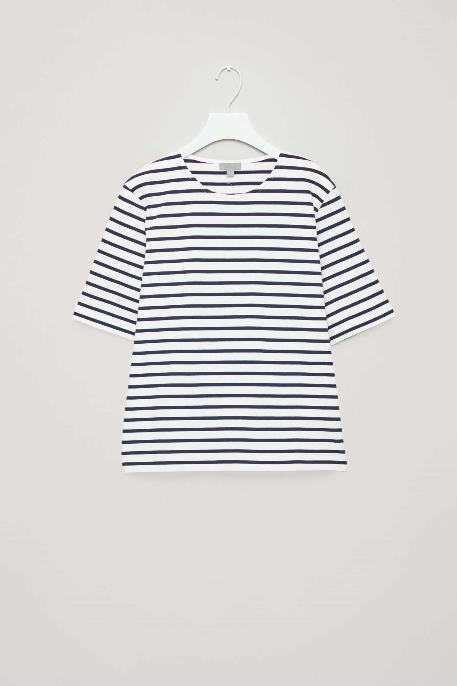 シンプル爽やか ボーダー半袖Tシャツ ボーダー服