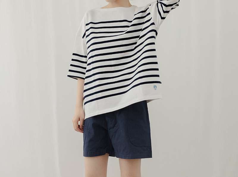 爽やかマリンボーダーTシャツ ボーダー服